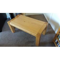 DFS Solid Oak Coffee Table