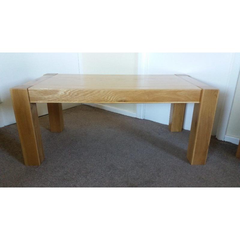 DFS Solid Oak Coffee Table