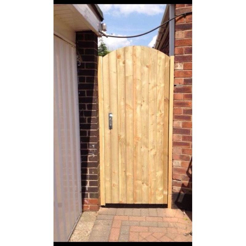 Solid timber gates made to measure side gate, back gate, garden gate Liverpool