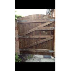 Solid timber gates made to measure side gate, back gate, garden gate Liverpool