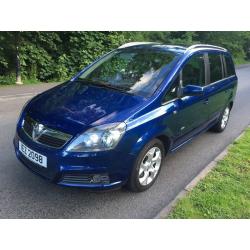 ??Vauxhall Zafira design 1.9 cdti??full mot low miles FSH ford Mazda seven seater vw seat taxi