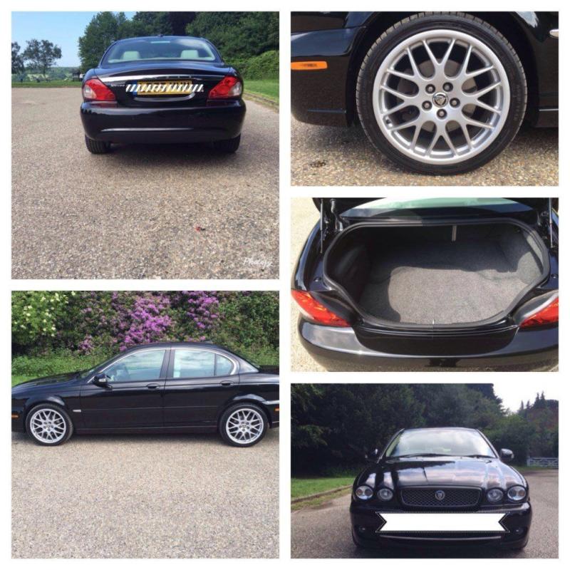 ***EXCELLENT CONDITION METALLIC BLACK JAGUAR X TYPE***