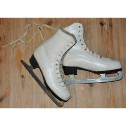 figure ICE SKATES, antique, from Germany, Hudora, Euro size 35