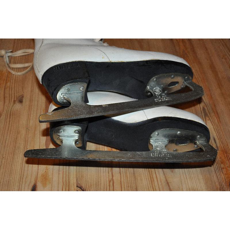 figure ICE SKATES, antique, from Germany, Hudora, Euro size 35