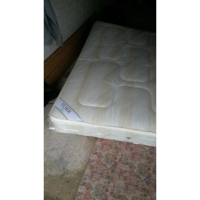 NEW DOUBLE DIVAN BED WITH MATTRESS