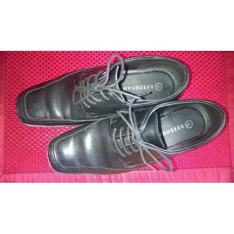 boys smart black shoes