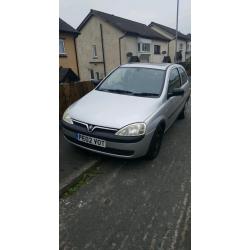 Vauxhall Corsa 1litre petrol.