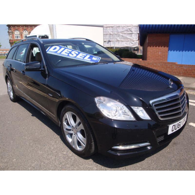 61 MERCEDES E220 CDI 175 BHP AVANTGARDE ESTATE BLUE EFF DIESEL