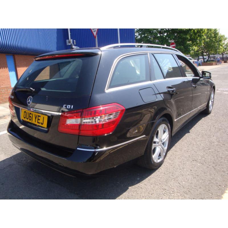 61 MERCEDES E220 CDI 175 BHP AVANTGARDE ESTATE BLUE EFF DIESEL