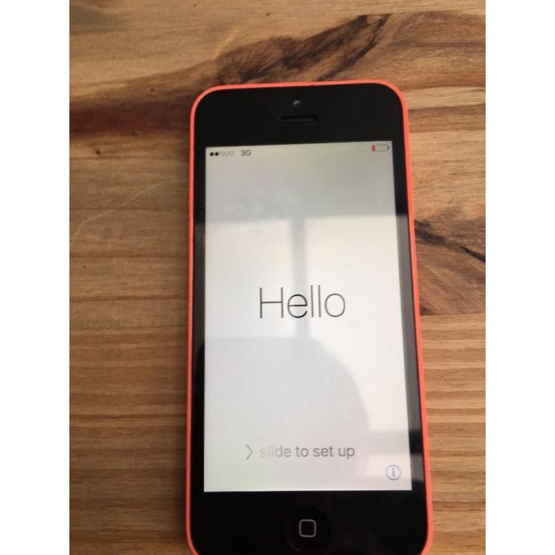 iPhone 5C pink 16gb unlocked