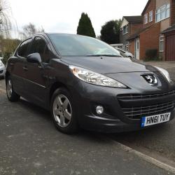 2011 PEUGEOT 207 GRAPHITE GREY 5DR VERVE CAT D NOW REPAIRED 36,000 MILES EXCELLENT CONDITION