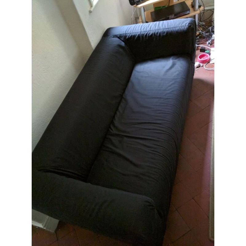 Two IKEA sofas for sale great condition removable black covers