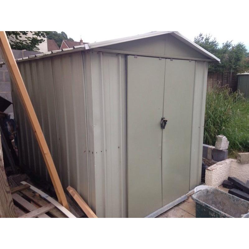 Garden shed metal 8x6