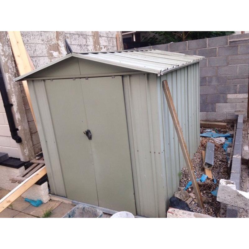 Garden shed metal 8x6