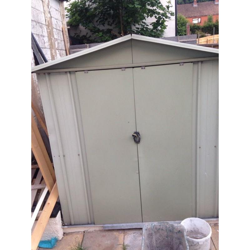 Garden shed metal 8x6