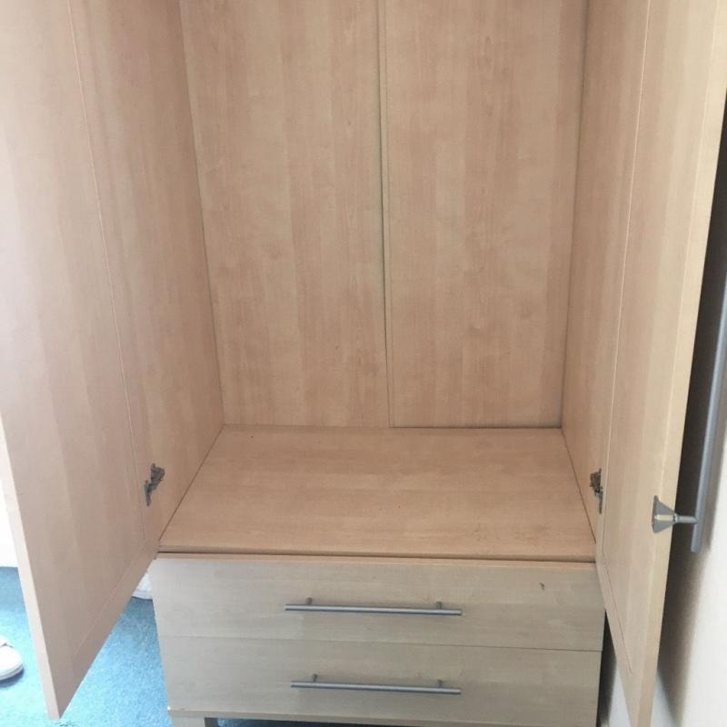 IKEA double wardrobe with drawers