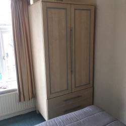 IKEA double wardrobe with drawers