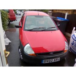 Ford Ka Red 2002 Reg 1300cc