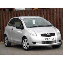 Toyota Yaris T2 1.0VVT-I 3dr PETROL MANUAL 2007/07