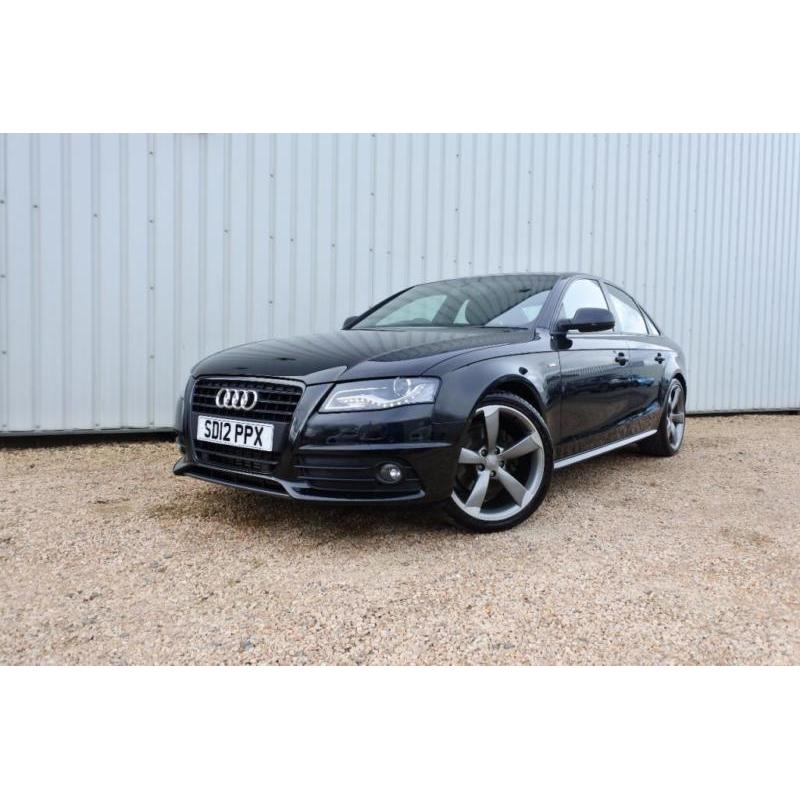 2012 12 AUDI A4 2.0 TDI QUATTRO S LINE BLACK EDITION 4D 170 BHP DIESEL