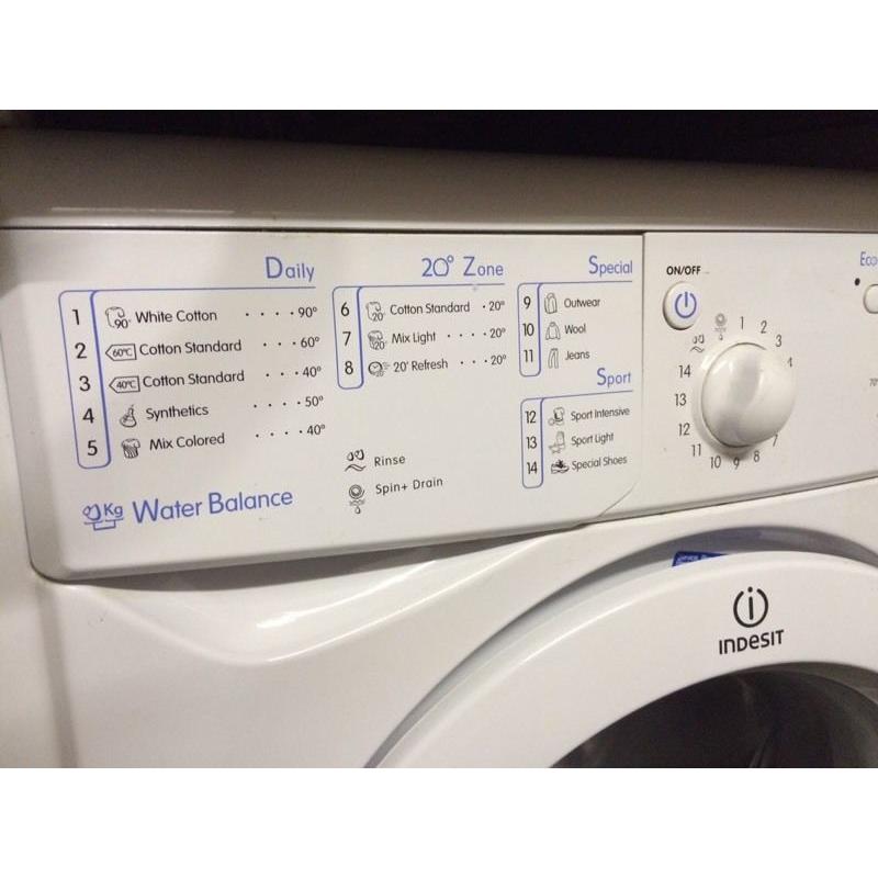 Indesit Washing Machine, less than a year old, Excellent Condition