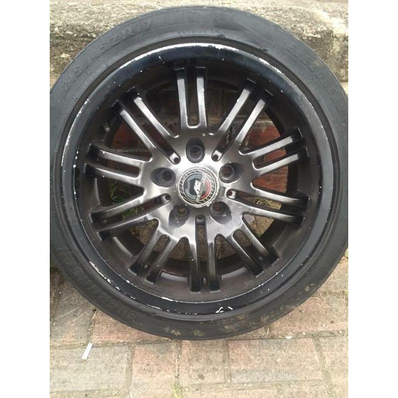 17 INCH BMW ALLOY WHEELS (FIT VIVARO, TRAFIC, PRIMASTAR)