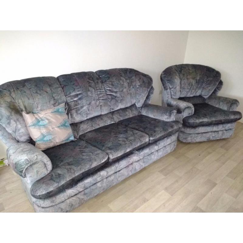 Sofa and chair