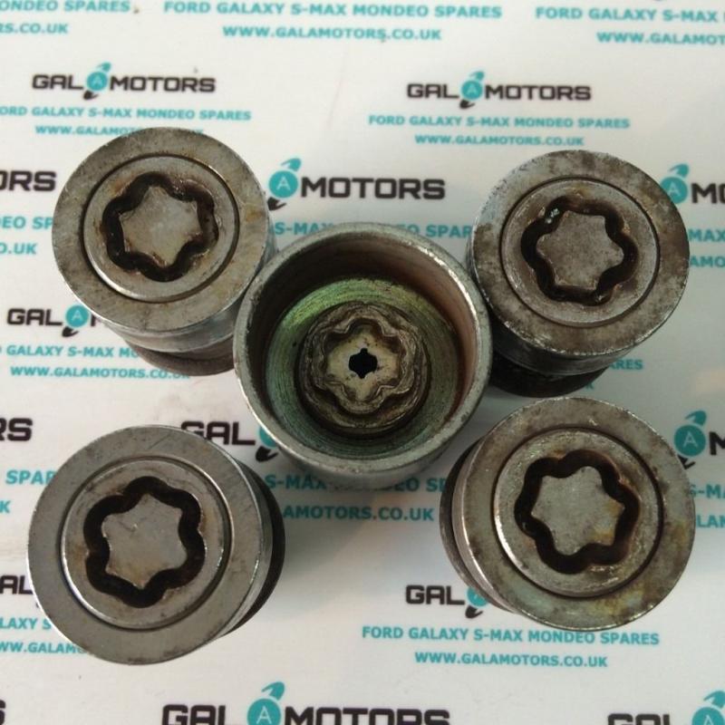 Ford galaxy MK3 2006-2015 ALLOY WHEEL LOCKING NUTS HK57