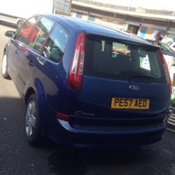 QUICK QUICK SALE FORD CMAX 1.6 STYEL PETROL 2008 FULLYLOEDED HPI CLEAR TAX AND MOT GREAT FAMILEY CAR