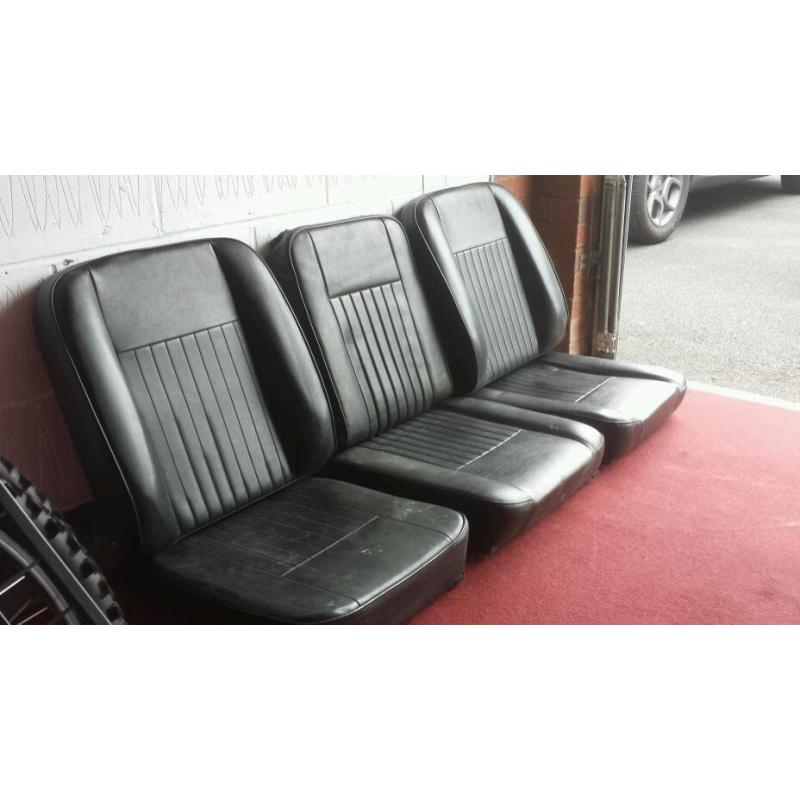 Land rover series front seats.