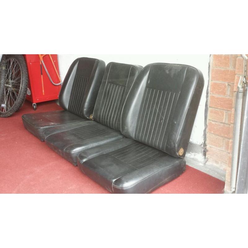 Land rover series front seats.