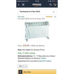 Delonghi convector heater