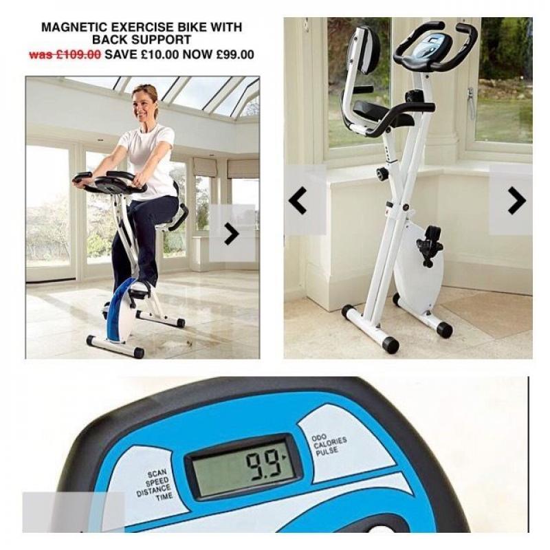 Foldable Magnetic Exercise Bike