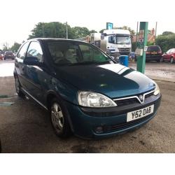 2001 VAUXHALL CORSA 1.7 DTI ELEGANCE 3 DOOR HATCH BARGAIN !!!!