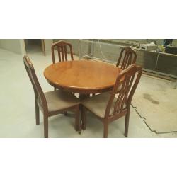 Solid mahogany table