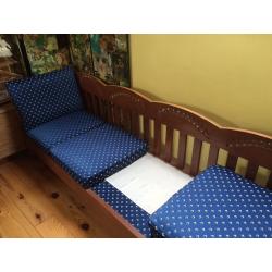 Wooden bench/settee