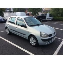 2002'Renault Clio 1.2 Authentique-12 months mot-47,000-2 owners-great 5door value