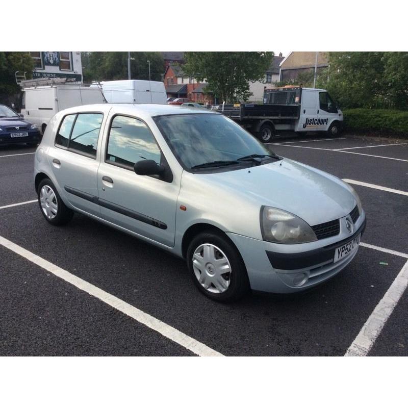 2002'Renault Clio 1.2 Authentique-12 months mot-47,000-2 owners-great 5door value