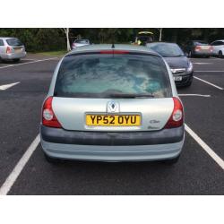 2002'Renault Clio 1.2 Authentique-12 months mot-47,000-2 owners-great 5door value