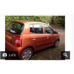 Kia Picanto 2005, 1.1. Good condition, cheap to run. FULL MOT. 57000 miles only.