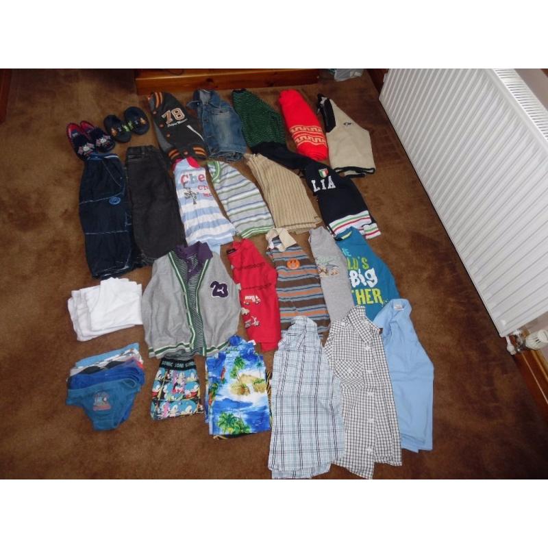 Bundle of Boys Clothes 3-4 yrs (lots of Next and M&S)