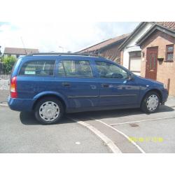 Vauxhall Club Estate Automatic 1.6 2002 Metallic Blue with sunroof