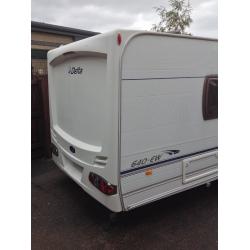 Lunar delta 640ew 2005 4 berth fixed bed twin axle Chris registration document