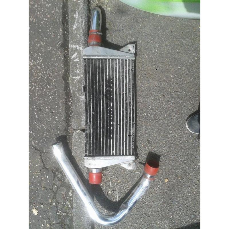 Front mount intercooler