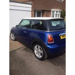 Blue Mini Cooper - 2008 reg