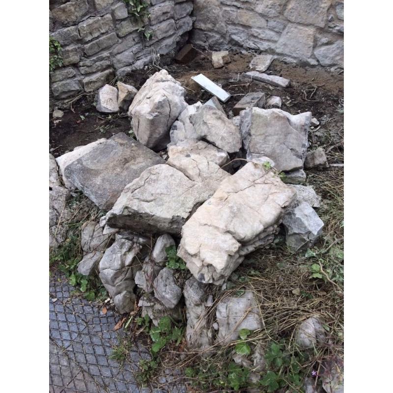 Rockery stone, Bath stone, ornamental stone, victorian bricks