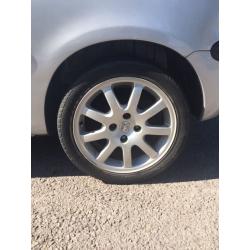 peugeot 206 16 inch Alloys with GTI sport tyres in a a very good condition