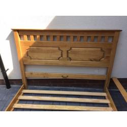 Pine bed frame