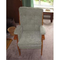 Relax seating Cambourne Chair - Armchair seat high back beech wood posture