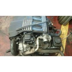 BMW e46 320d complete engine with injectors